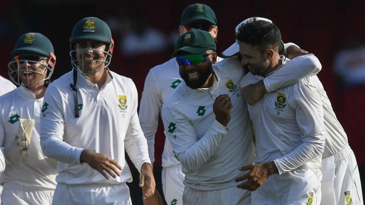 Rabada and Maharaj shine as South Africa seal victory against resilient West Indies