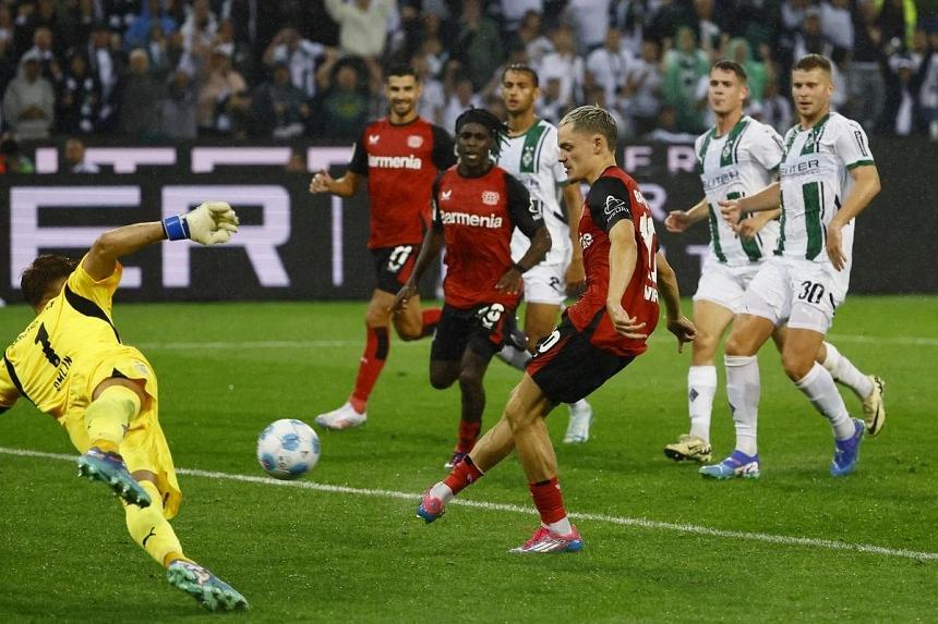 Wirtz's late goal secures Leverkusen's victory over Gladbach in Bundesliga opener