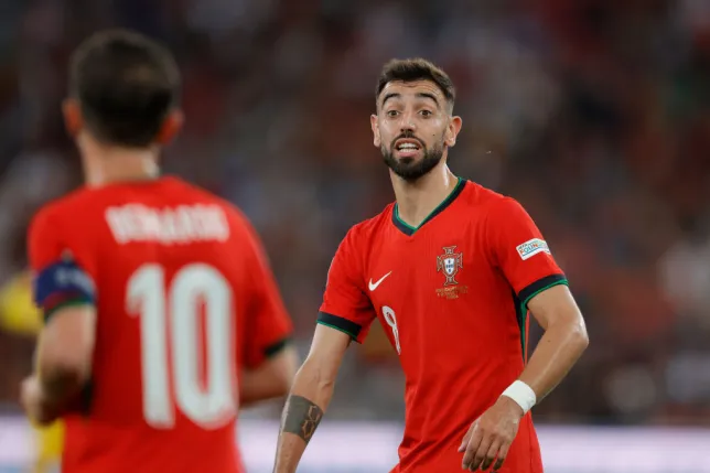 Bruno Fernandes, Manchester United's captain, gives injury update following Portugal's victory against Scotland