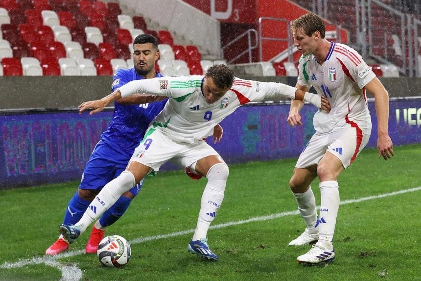 Italy secures victory against Israel with a 2-1 triumph in Nations League