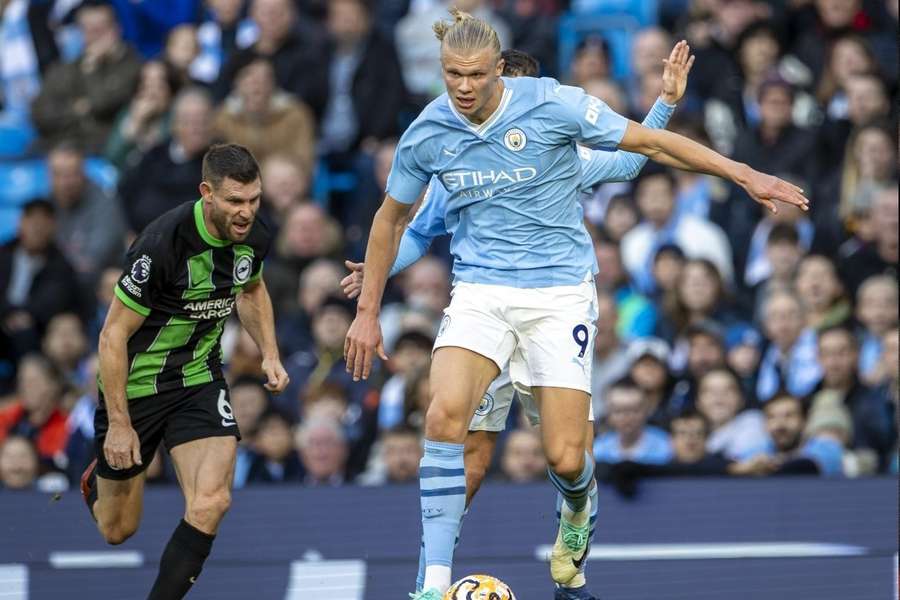 Haaland sparks chaotic final whistle fracas between Man City and Arsenal