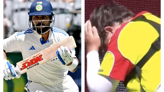 Virat Kohli Halts Play After Six Strikes Security Guard on Head; Australian Players and Physio Quickly Respond